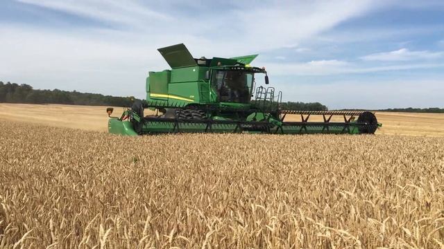 2018 John Deere S770 Combine | Footage from the Field смотреть онлайн