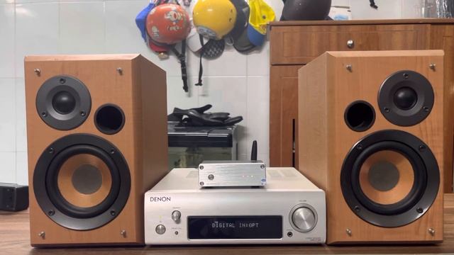 - Amply Denon DRA-F109 điện 100V - Loa Denon USC-MA3 100W/ 1 Cặp.