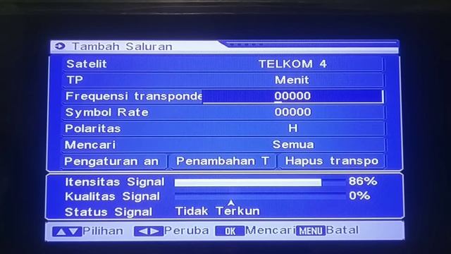 TAMBAH SATELIT TELKOM 4 DI RECEIVER JADUL смотреть онлайн