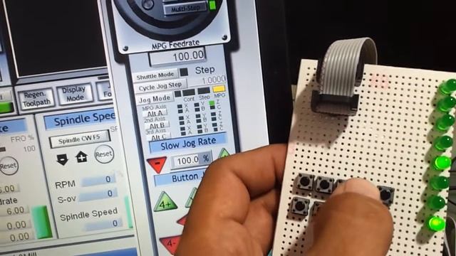 Mach3 and MPG Modbus смотреть онлайн