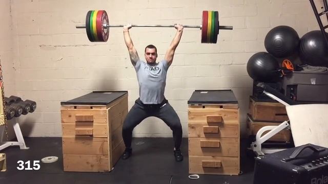 1RM Push Jerk @325 смотреть онлайн