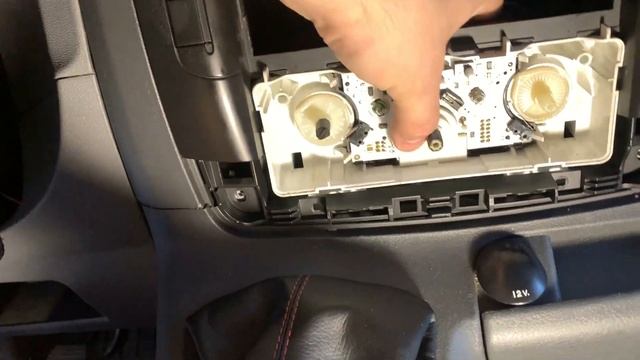 Замена регуляторов печки Replacement Of Stove Regulators Citroen Fiat Peouget