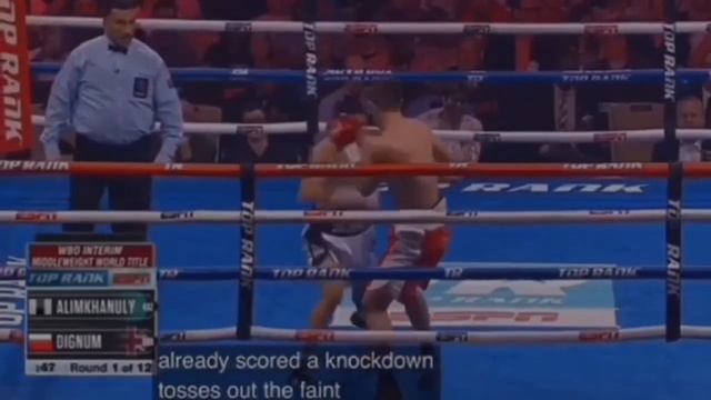 Janibek Alimkhanuly vs Thomas Danny Dignum (KNOCKOUT!) full fight highlights смотреть онлайн