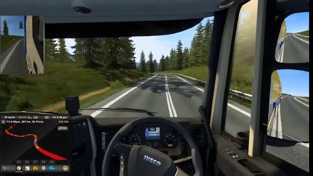 ETS 2 we buy our new truck and give it a review on a job смотреть онлайн