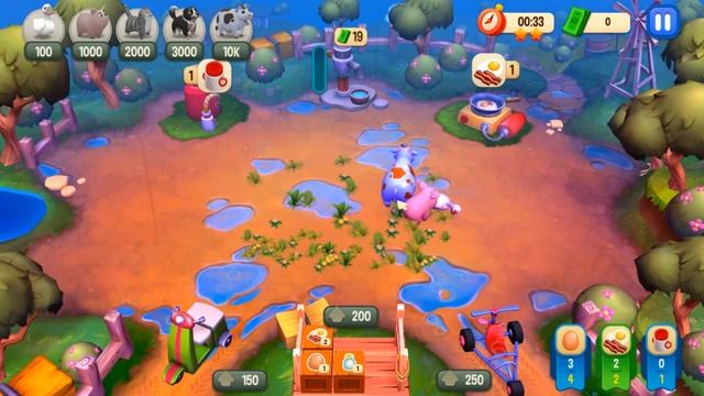 Веселая ферма. Возвращение, 15 уровень (4 звезды) #веселаяферма #моепрохождение #моевидео #игры