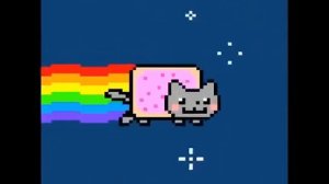 Nyan cat (meme)|Мяукающий котик в космосе (мем)