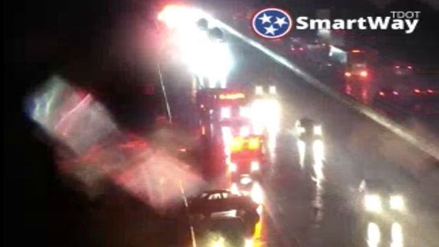 Knoxville Crash on I-40 west bound before Watt Road смотреть онлайн