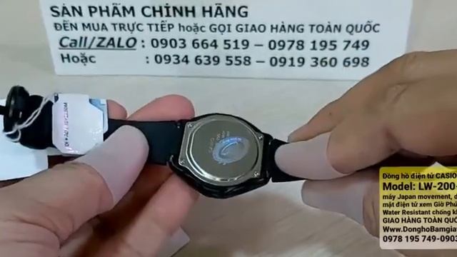 Đồng hồ điện tử Nam Nữ Casio LW-200-1BVDF chính hãng (DonghoBamGiay.com, Call 0916 658 628) смотреть онлайн