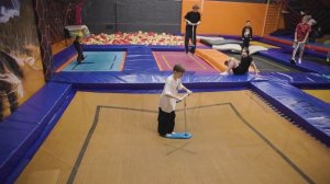 Соревнования на батутных самокатах || Комета Х EasyFly