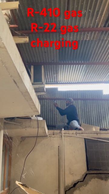R-410 R -22 gas charging ac short# ajaj patel# смотреть онлайн