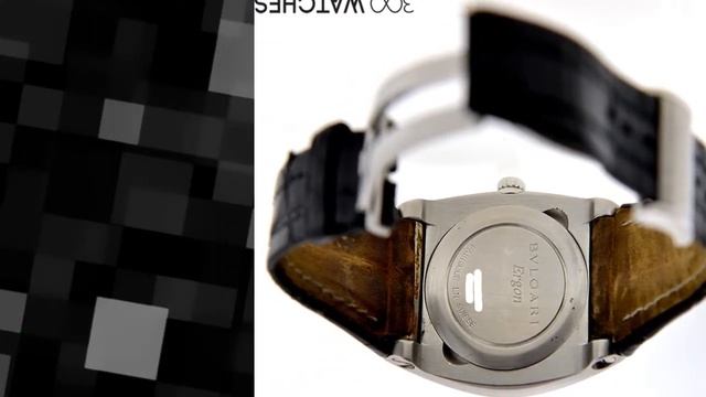 Bvlgari Ergon Stainless Steel Automatic Date Watch смотреть онлайн