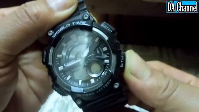 Cara Setting Casio AEQ-110W/Telememo 30.