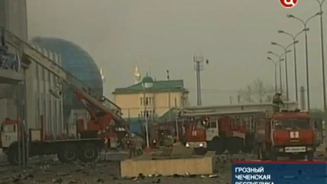 Пожар в Грозном горит небоскреб "Олимп" смотреть онлайн