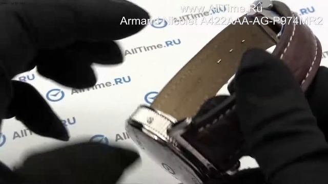 Обзор. Швейцарские наручные часы Armand Nicolet A422AAA-AG-P974MR2 смотреть онлайн