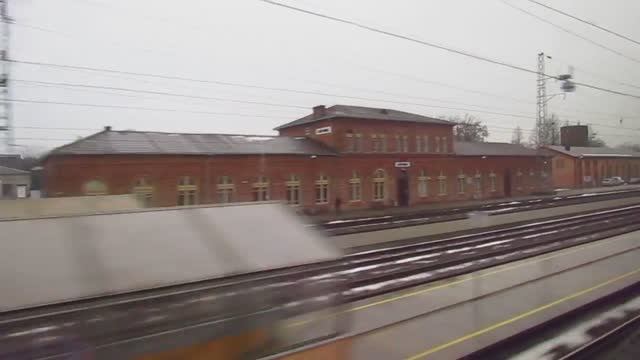 Лентварис. Развилка Петербурго-Варшавской линии и ветви на Калининград смотреть онлайн