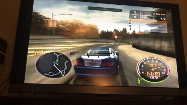 Need For Speed Most Wanted PS2 Waterfront 4:08.87 BMW M3 GTR смотреть онлайн