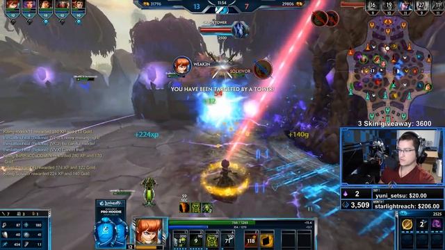 Scylla: VIEWER CARRIES THE EARLY GAME! - Smite смотреть онлайн