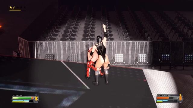 Mixed Wrestling... Ms Saturn