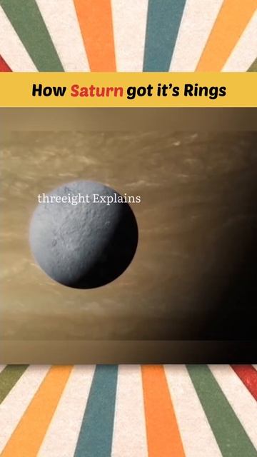 How was Saturn's Ring System Formed? #factsintelugu #threeightexplains смотреть онлайн