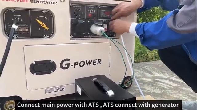 Газовый генератор 9 кВт G-power