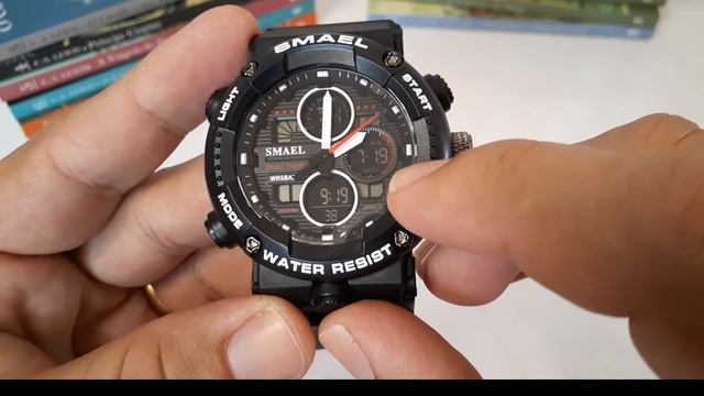 Relógio SMAEL 8038 Digital/Analógico смотреть онлайн
