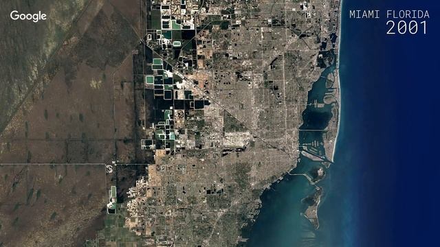 Google Timelapse: Miami, Florida