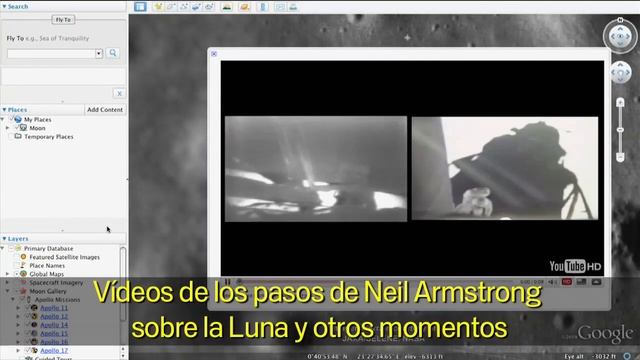 Explora la Luna en Google Earth смотреть онлайн