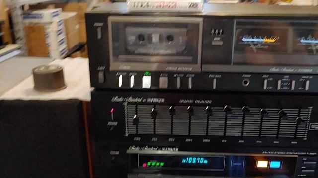Studio Standard by Fisher Stereo Cassette Deck CR-125 Black Face w Blue Lighting. DEMO. смотреть онлайн