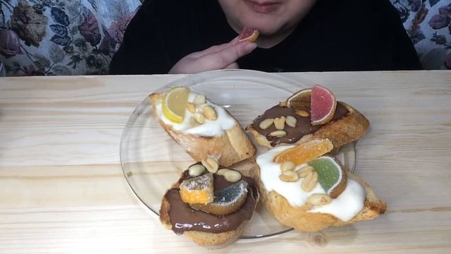 ASMR // БУТЕРБРОДЫ СЛАДКИЕ // SWEET SANDWICHES смотреть онлайн