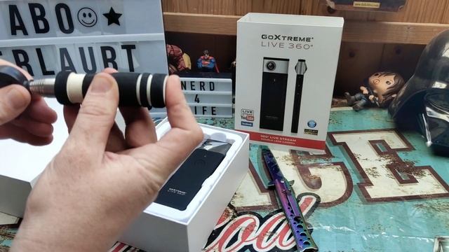 Unboxing easypix 20140 GOXTREME  LIVE 360 Full HD WiFi Action Sports Camera Deutsch/german смотреть онлайн