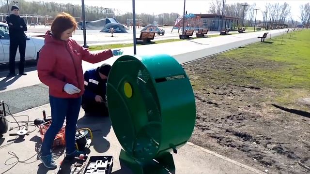 Первый Арт-объект Росток благости в Салавате - 2022.04.23, Салават, Набережная смотреть онлайн