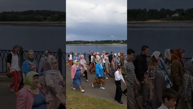 Рыбинск Крестный ход День любви и верности смотреть онлайн