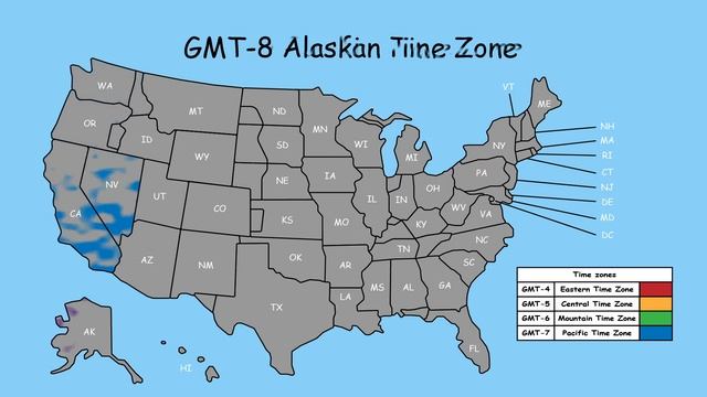 US Time Zones Mapped 🕰🇺🇸 смотреть онлайн