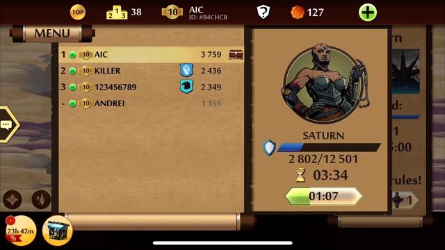 Shadow Fight 2 | Underworld Boss Tier 4: Saturn смотреть онлайн