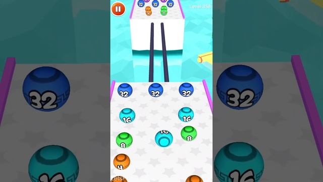 Ball Game Fun Race Run 2048 3D ! All Levels Gameplay (354-361) android,ios смотреть онлайн