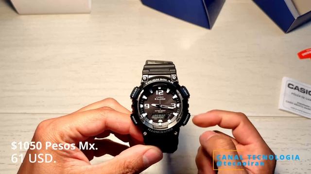 CARGA SOLAR RELOJ CASIO AQ S810W UNBOXING #solar #relojes #casio #watch #gadgets #smartwatch
