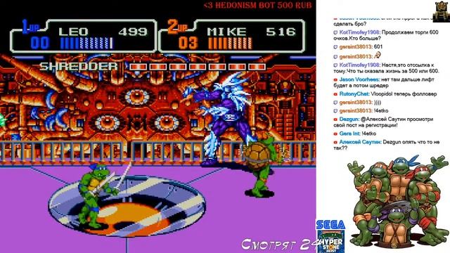 Teenage Mutant Ninja Turtles: The Hyperstone Heist (Sega) Coop Blaze & Artiem86 смотреть онлайн