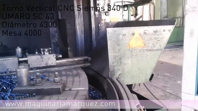 Torno Vertical CNC UMARO SC43 смотреть онлайн