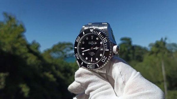 Davosa Ternos Professional Black Dive Watch