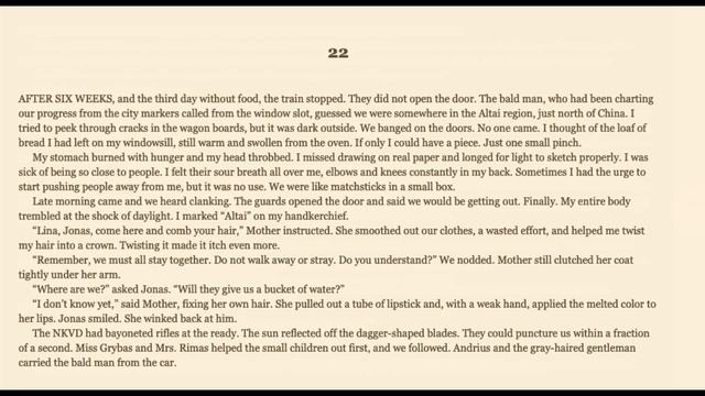 Between Shades of Gray: Ch.20-23 смотреть онлайн