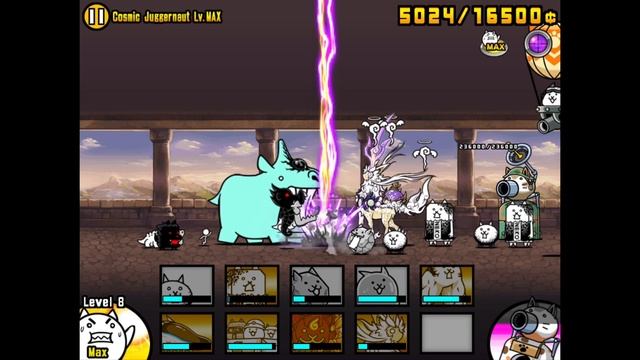 Battle Cats | Super Hyppoh - NO GACHA | Cosmic Juggernaut lv.MAX смотреть онлайн