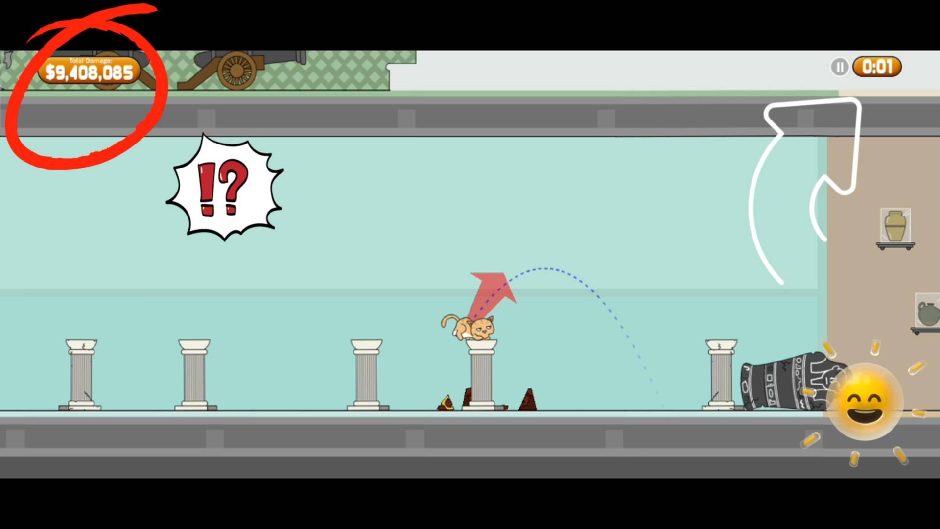 ущерб от непослушного котика на 9 408 085 долларов😅 #игры #маленькиеигры #комментарии #котики