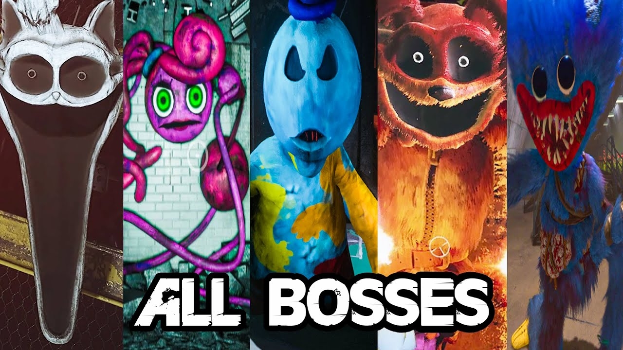 Все БОССЫ - Poppy Playtime (1-4) смотреть онлайн