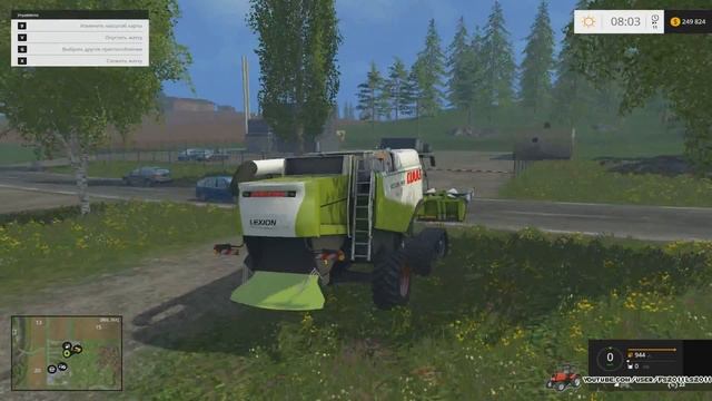 Claas Lexion 550 (Гусеничный) - Farming Simulator 2015 смотреть онлайн