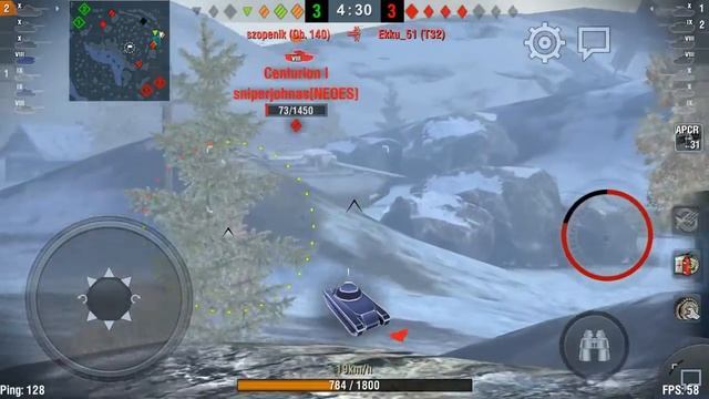 Malinowka zimą pluton Is 4 Fv4202