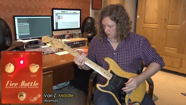 Effectrode Fire Bottle - Glorious Tube Boost For Single Coils!