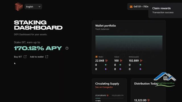 PlanetIX Как вывести IXT на кошелек после стейкинга смотреть онлайн