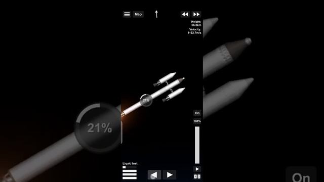 построил ракету и полетел в космос в игре spaceflight simylator смотреть онлайн