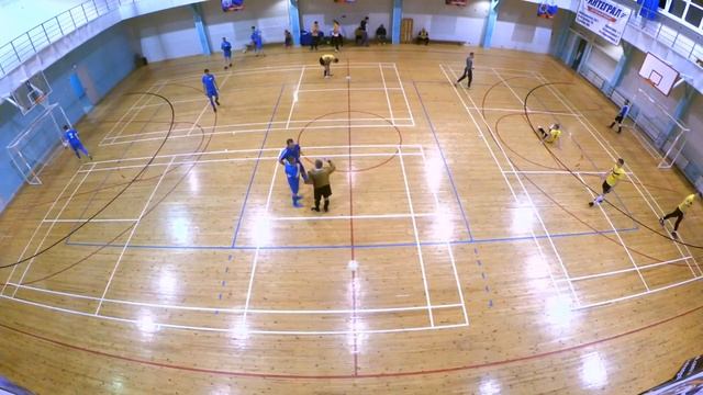 ОДК-Сатурн (5-1) СтройЦентр. 9 тур. Див 2. Осень-Зима 2019. Омская Корпоративная Футбольная Лига. смотреть онлайн