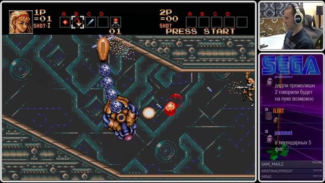 [SMD] Contra Hard Corps (1-2, Sheena) смотреть онлайн